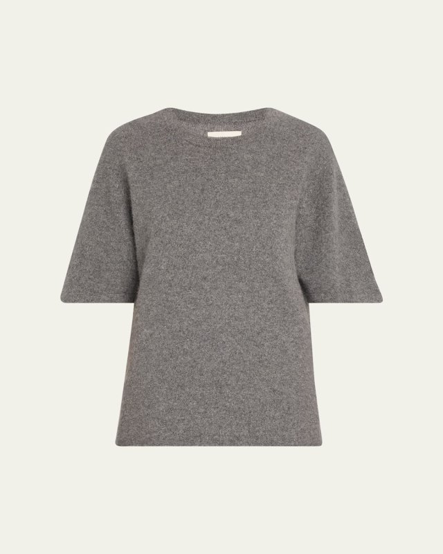 Raven Short-Sleeve Wool Sweat